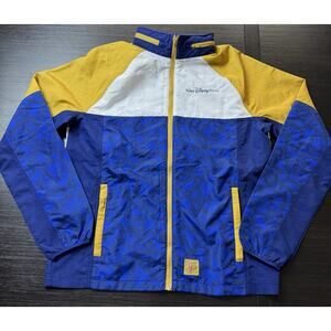 Walt Disney World Jacket Unisex S Blue 50th Anniversary Hooded Windbreaker NWOT